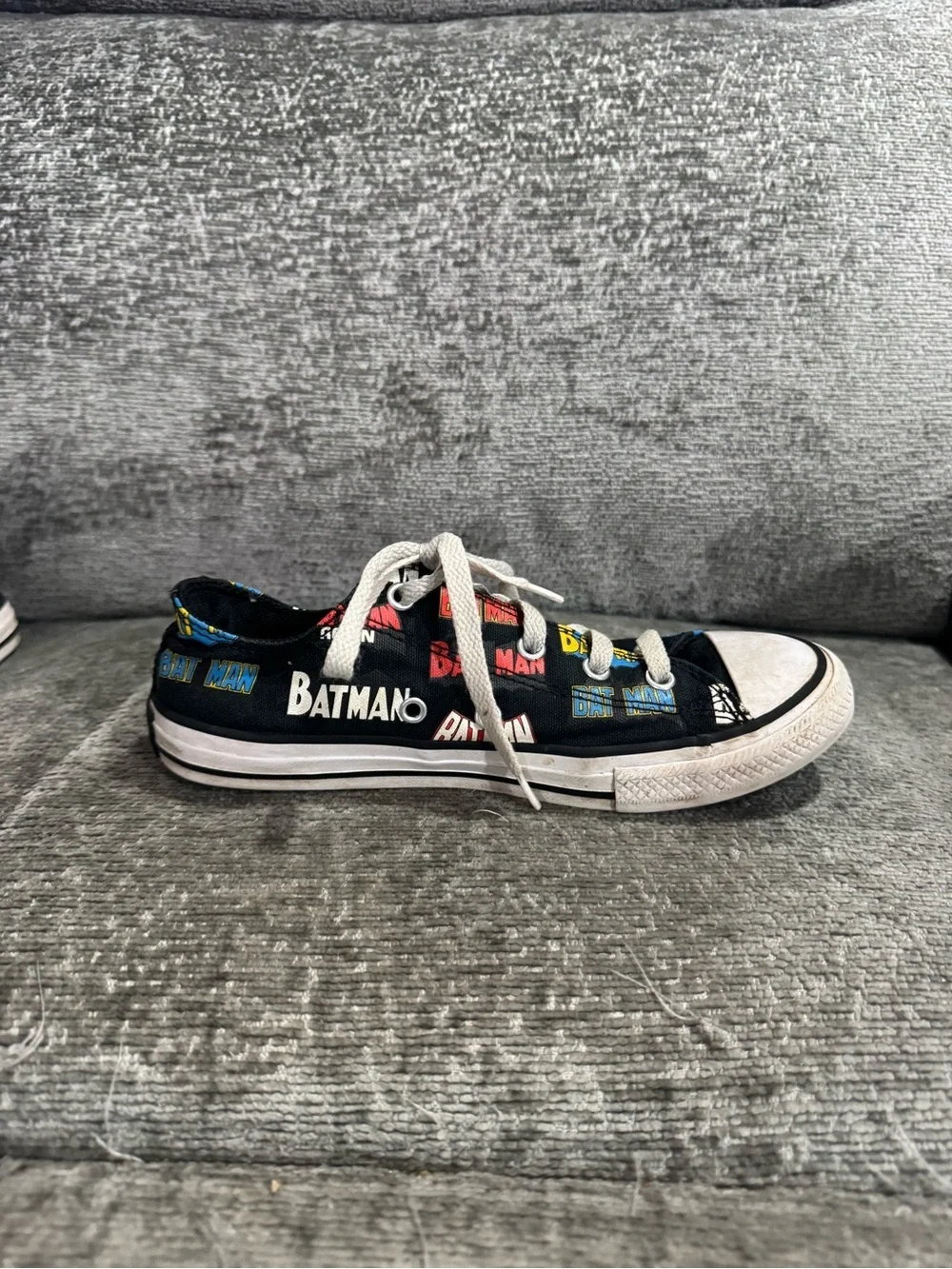 Converse X DC Comics All Star 80th Anniversary Batman Chuck Taylor Kids Size 3